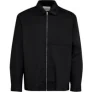 Solid Delon Zipper Overhemd Heren