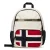 NAPAPIJRI Rugzak ‘H-Nadir’  beige / nachtblauw / rood