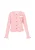 MYMO Gebreid vest  lichtroze / wit