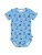 Fred’s World by GREEN COTTON Rompertje/body  lichtblauw / bruin / oranje / wit