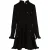 JW Anderson jurk met lange mouwen in zwart acetaat