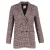 Sandro Paris geruite double-breasted blazer van veelkleurige wol