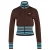 ADIDAS ORIGINALS Sweatvest ‘Vintage’  azuur / donkerbruin / wit
