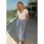 Viscose Afdruckrok Met Zijsleufvakken Dames s.Oliver