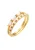 ELLI Ring  hemelsblauw / goud / rosa