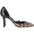 Manolo Blahnik Puntige Pumps in Multicolor Raffia