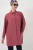 Oversized Lange Mouwen Knopen Blouse met Kraag