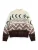 Scotch & Soda Pullover Metallic Fair Isle  Bruin dames