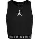 Nike Meisjes Air Jordan Active Gewaad (Zwart/Wit)