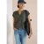 Cecil Dames Shirt met korte mouwen in tuniekstijl in Groen