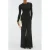 JOSH V wide leg high waist broek zwart