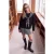 TRENDYOLMİLLA Dames Zwart Effen Lang Oversized Sweatshirts