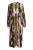 b.young Blousejurk  chocoladebruin / grasgroen / pink / wit
