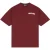 Malelions Men Society Club T-Shirt | Burgundy