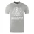 Aquascutum Large Bold London Aldis Brand Logo Grey T-Shirt