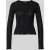 Pieces Slim fit cardigan van een mix van katoen en viscose, model ‘MARIE’
