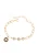 faina Armband  rose-goud / zwart / transparant