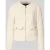 WHITE LABEL Blazer in bouclélook met ronde hals