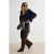 TRENDYOLMİLLA Dames Bruin Effen Wijde pijp Hoge taille Jeans