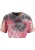 Von Dutch Originals Shirt ‘Ariel’  antraciet / lichtoranje / rood / wit