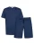 Mey Pyjama kort ‘Solid Night’  donkerblauw