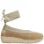 Shabbies Amsterdam leren espadrilles met crocoprint zand