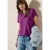 Shirt met structuur en knopen