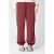 Shoeby tapered high waist casual broek donkerrood