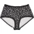 White Stuff High Waisted Shortie Black Multi
