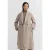 Bugatti Damen Oversized trenchcoat van wolmix