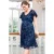 Seraphine Lace Maternity Dress Blue
