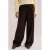 WE Fashion wide leg joggingbroek – bruin