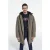 The Kooples Parka Doublee De Faux Mouton Algue