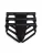 TOMMY HILFIGER Slip  rood / zwart / wit