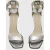 AllSaints Noir Sandal Mirror Silver
