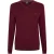 Boss Heren Batisse V Hals Sweater Top (Donkerrood)