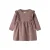 GUPPY BABY sweatjurk met ruches en print – oudroze