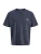 JACK & JONES Shirt ‘JORMONTAUK’  geel / lichtgeel / donkergrijs / donkeroranje