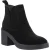 Hush Puppies Felicia Suède Dames Zwarte Gehackte Chelsea Boots