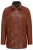 Heren Tan Mid-Length Warme Leren Trenchcoat – Varkaus