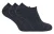 Set van 3 laag uitgesneden thermo sneakersokken voor heren – Houtskool