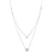 Orphelia Dames 925 Sterling Zilveren Ketting – Zilver ZK-7492