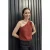 Asymmetrische Kraag Mouwloze Chiffon Top