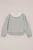 WE Fashion – Meisjes oversized sweater met singlet – Oversized – Lichtgrijs – Katoen –