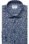 Stenströms Overhemd donkerblauw, Bloemen