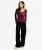 Mid Rise Baggy Corduroy Broek Black