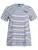 Zizzi Shirt ‘MALLIS’  neonblauw / donkerblauw / natuurwit