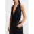 TRENDYOLMİLLA Dames Zwart Effen Mouwloos Regular fit Blouses