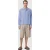 AllSaints Furrow Ls Shirt Aero Blue