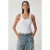 Getailleerde Katoenen U-Hals Tanktop